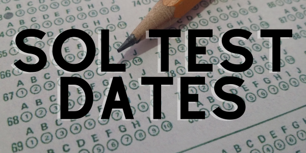 SOL Dates Announced with Pencil and scantron sheet