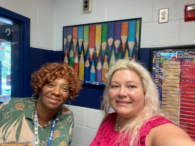 picture of pre-k, Ms. Fannin and Ms. Blair
