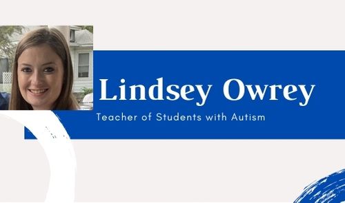 Lindsey Owrey Teacher of Students with Autism with picture